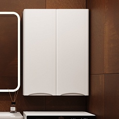 Style Line Шкаф навесной Бергамо Мини 60 Люкс антискрейтч Plus белый – фотография-2